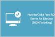 HOW TO GET FREE RDP Server FOR 1 YEAR 100 Working